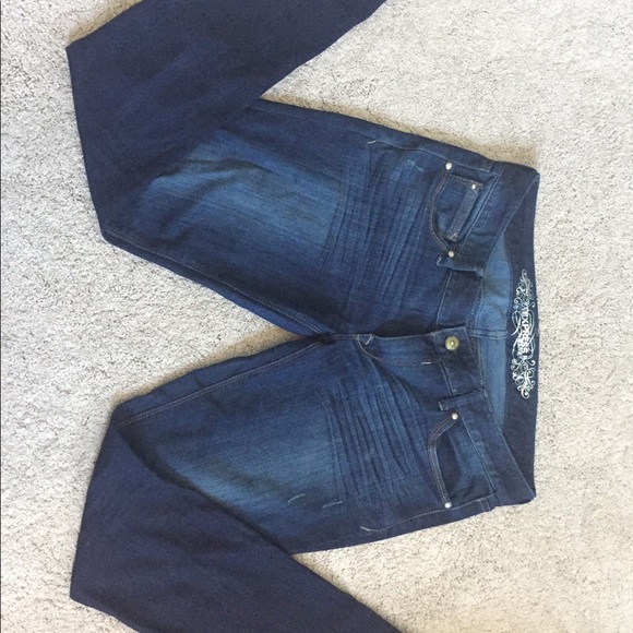 Express Zelda Jean Legging Skinny Jeans Dark Wash